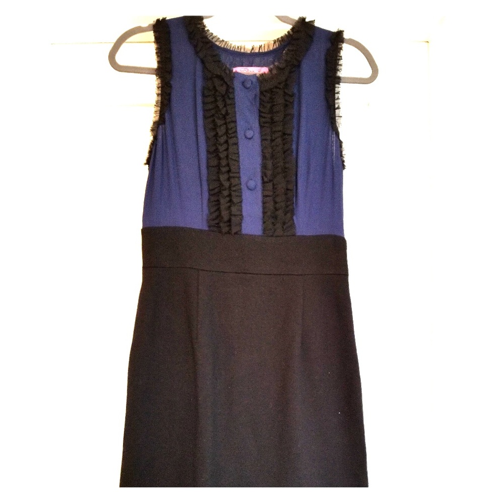 Eliza J Navy and Black dress